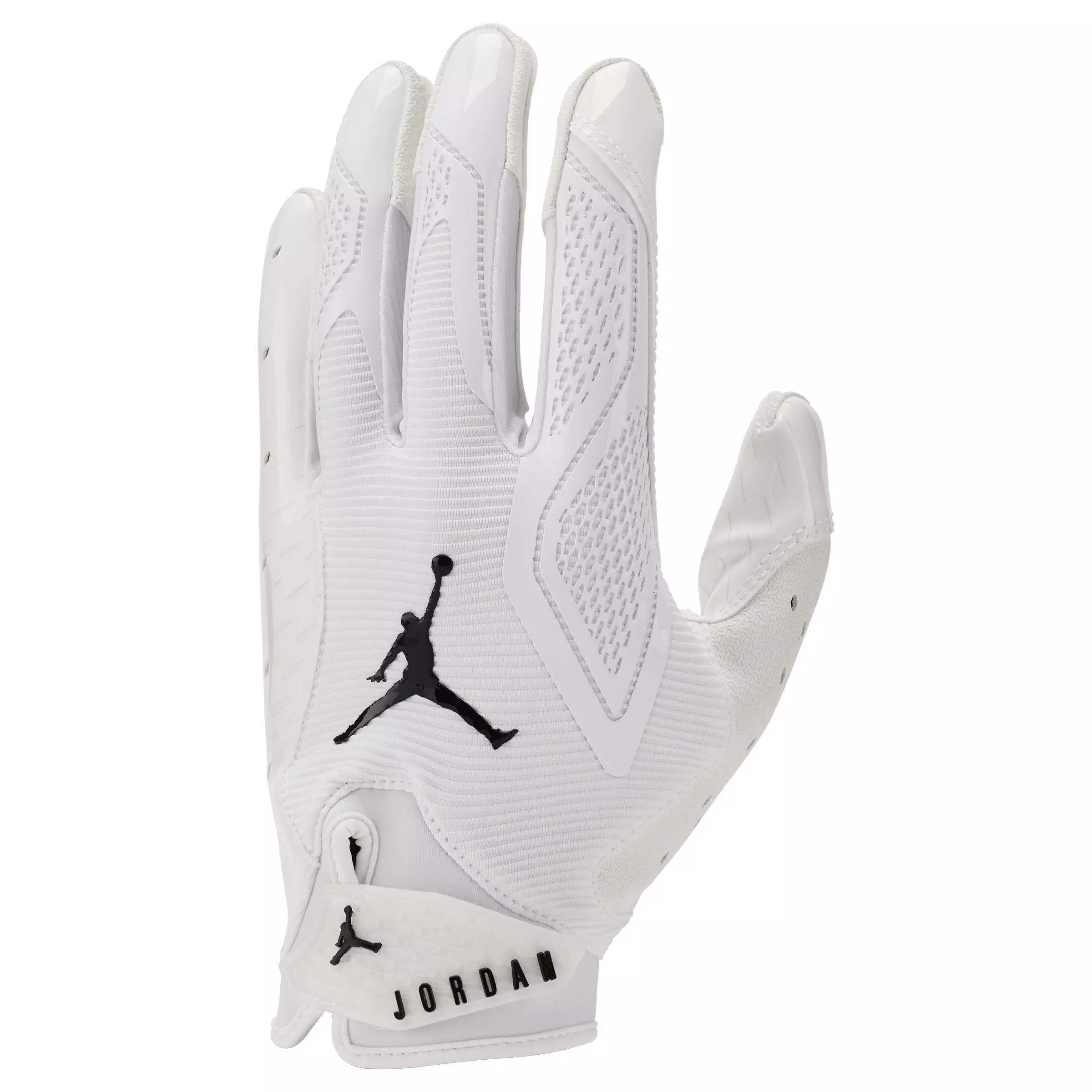 Jordan Fly Lock 2.0 Receiver Gloves - White/Black | Hibbett